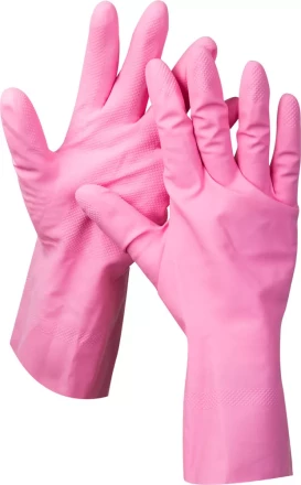 Перчатки ЗУБР "МАСТЕР" латексные, повышенной прочности, х/б напыление, рифлёные, 100% латекс, 100% хлопок, размер M 11250-M купить в Надыме