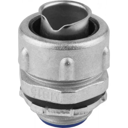 Муфта СВЕТОЗАР вводная металлич, с наружной резьбой, для металлорукава диаметром 15мм, IP54 60200-15 купить в Надыме