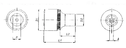 Торцевая головка 1/2"DR внешний TORX Е-18 S06H418 Jonnesway 49715 купить в Надыме