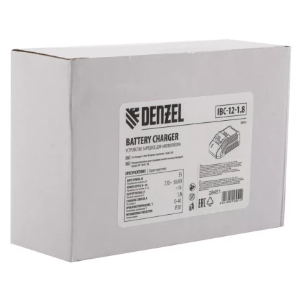 Устройство зарядное Denzel для аккумуляторов IBC-12-1.8, Li-Ion, 12 В, 1.8 А, 28451 купить в Надыме