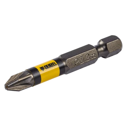 Набор бит комбинированный 3 шт., PZ1, PZ2, PZ3, 50 мм, сталь S2 Denzel 11677 купить в Надыме