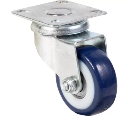 Колесо аппаратное поворотное SCv 25 50 мм (синяя резина) 1027147 купить в Надыме