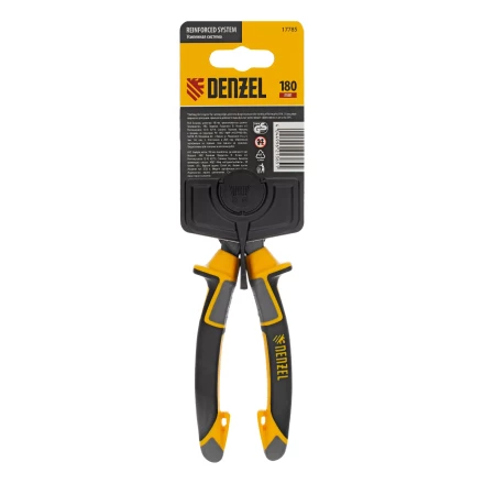 Бокорезы 180 мм Denzel 17785, усиленные, трехкомпонентные рукоятки купить в Надыме