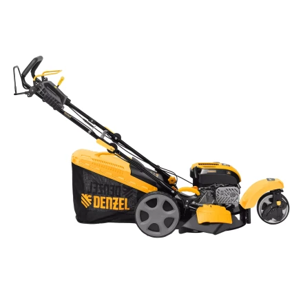 Бензиновая газонокосилка Denzel GLT-460SP-T, Trike 149 см3, 46 см, привод, панель, 60л (58810) купить в Надыме