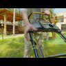 Бензиновая газонокосилка Denzel GLT-460SP-T, Trike 149 см3, 46 см, привод, панель, 60л (58810) купить в Надыме