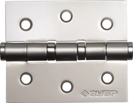 Петля универсальная ЗУБР "ЭКСПЕРТ", 2 подшипника, цвет мат. никель (PN), с крепежом, 75х63х2,5мм, 2 шт 37601-075-4 купить в Надыме