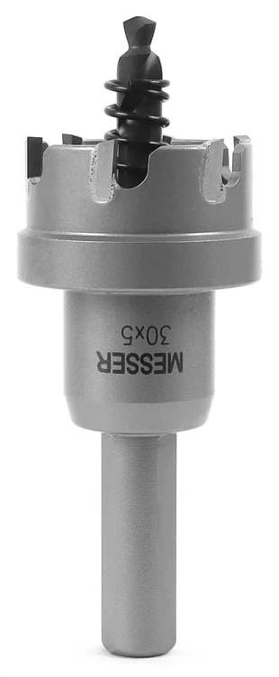 ТСТ коронка MESSER 30X5 с центрирующим сверлом и толкающей пружиной купить в Надыме
