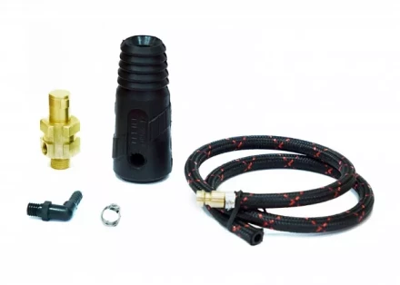 Разъем силовой TIG 50 M12х1 шланг L=0,6метра  быстроразъем Aurora купить в Надыме