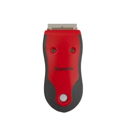 Скребок, выдвижное лезвие, обрезиненный корпус из нержавеющей стали 3 запас. лезвия MATRIX 79544