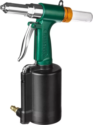 Заклепочник пневматический KRAFTOOL INDUSTRIE-PNEUMO для заклёпок из алюминия, стали, нерж. стали, d=2,4 / 3,2 / 4,0 / 4,8 / 6,4 мм 31185_z01 купить в Надыме