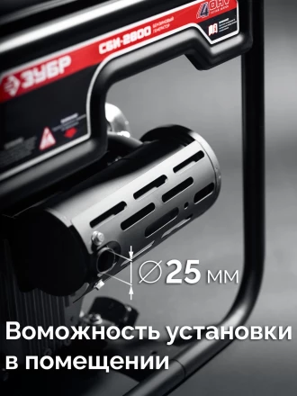ЗУБР 2800 Вт, инверторный генератор (СБИ-2800) купить в Надыме