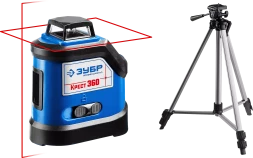 Нивелиры лазерные Крест-360 двухлучевой 360 со штативом серия ПРОФЕССИОНАЛ