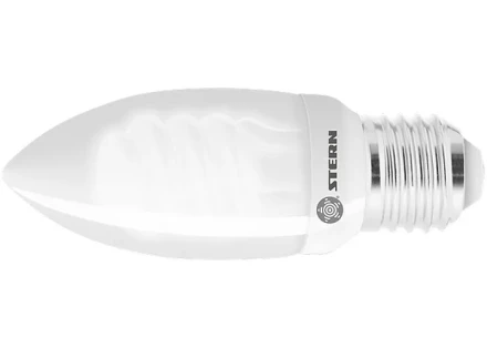 Лампа компактная люминесцентная свечка 9W 2700K E27 8000ч Stern 90962 купить в Надыме