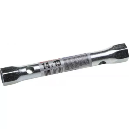 Ключ торцовый ЗУБР "МАСТЕР", трубчатый двухсторонний, прямой, 14х15мм 27162-14-15 купить в Надыме
