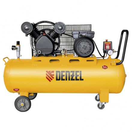 Компрессор масляный ременный Denzel DRV2200/100 58088 купить в Надыме