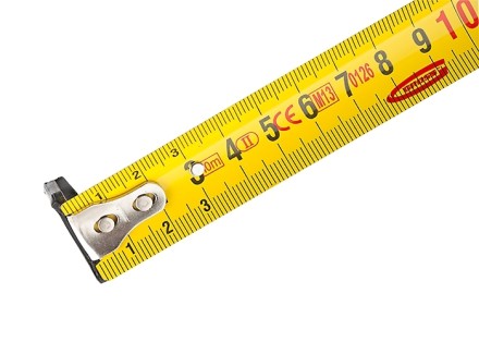 Рулетка &quot;Ergonomisch&quot;,10 м x 25 мм, магнитный обрезиненный зацеп  GROSS 31105 купить в Надыме