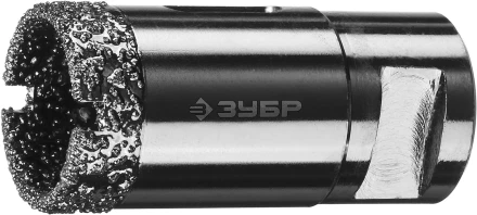 Алмазная коронка ЗУБР "ПРОФЕССИОНАЛ" универсальная для УШМ, сухое сверление, алмазы на вакуумной пайке,  посадка М14, d=29мм 29865-29 купить в Надыме