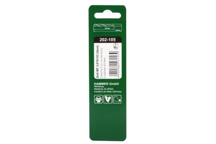 Сверло по металлу HAMMER Ф3х61мм (DR MT 3,0мм*61/33мм 2шт.) купить в Надыме