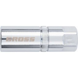 Головка торцевая свечная, магнитная,12-гранная, 14 мм, под квадрат 1/2&quot; GROSS 13187