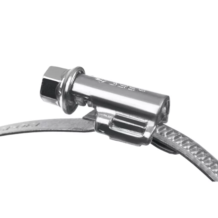 ЗУБР Х-9Н, 20 - 32 мм, накатная лента 9 мм, цинк, 50 шт, червячный хомут (37807-32) купить в Надыме