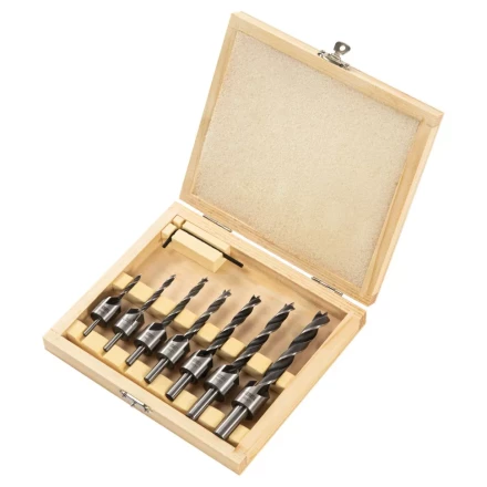 Набор сверл зенкеров по дереву Denzel 704272, 3-10 мм, набор 7 шт купить в Надыме