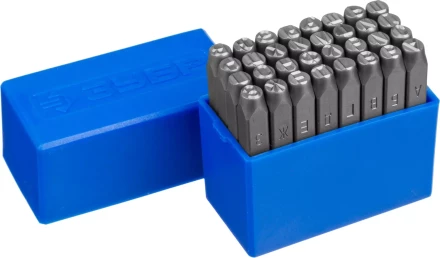 Клейма ЗУБР буквенные кириллица, шрифт 6мм 21503-06_z01 купить в Надыме