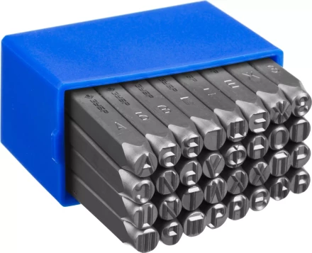 Клейма ЗУБР буквенные кириллица, шрифт 6мм 21503-06_z01 купить в Надыме