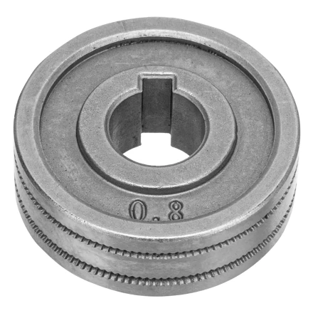 Подающий ролик, зубчатый профиль под флюсовую проволоку 0,8-1мм, 2 шт Denzel 93652 купить в Надыме