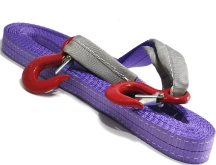 Буксир текстильный ленточный TOR БТЛ 4,5 т 6,0 м (крюк-крюк) 1011023 купить в Надыме