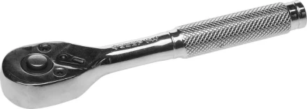 Трещотка для торцовых головок ЗУБР "МАСТЕР", Сr-V сталь, 72 зубца, цельнометаллическая, 1/4" 27739-1/4 купить в Надыме