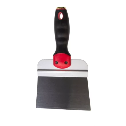 Шпатель фасадный из нержавеющей стали Matrix, 150 мм, двухкомпонентная ручка, широкое полотно, 85509 купить в Надыме