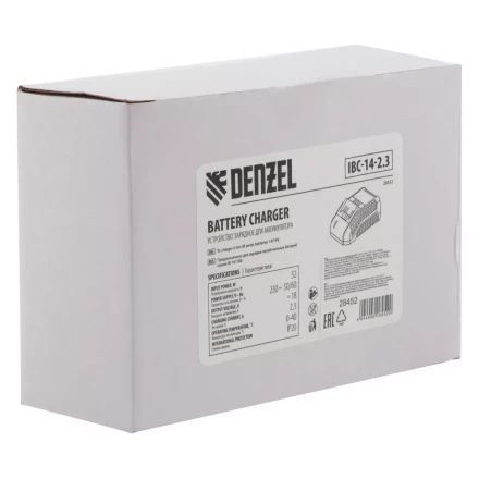 Устройство зарядное для аккумуляторов IBC-14-2.3, Li-Ion, 14 В, 2.3 А Denzel 28452 купить в Надыме