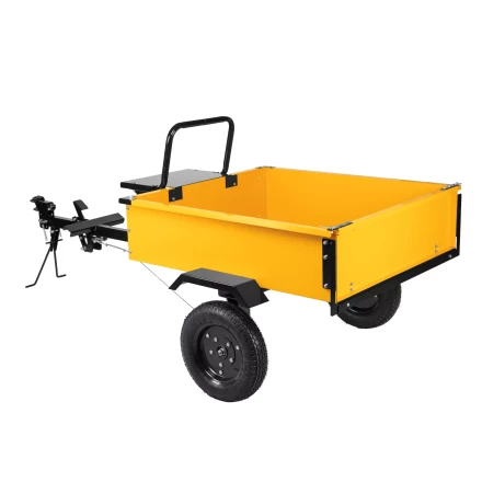 Прицеп для мотоблока Denzel TT-500, оцинк., груз. 500 кг, рег. сцепка, колеса 4.00-10, в упаковке купить в Надыме