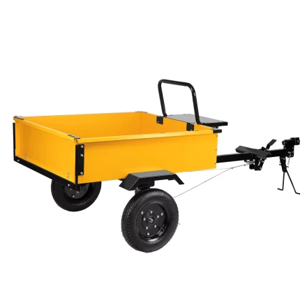 Прицеп для мотоблока Denzel TT-500, оцинк., груз. 500 кг, рег. сцепка, колеса 4.00-10, в упаковке купить в Надыме