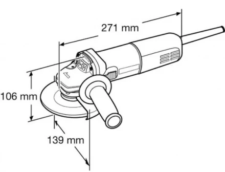 Углошлифовальная машина Makita 9558HNR УШМ Болгарка купить в Надыме