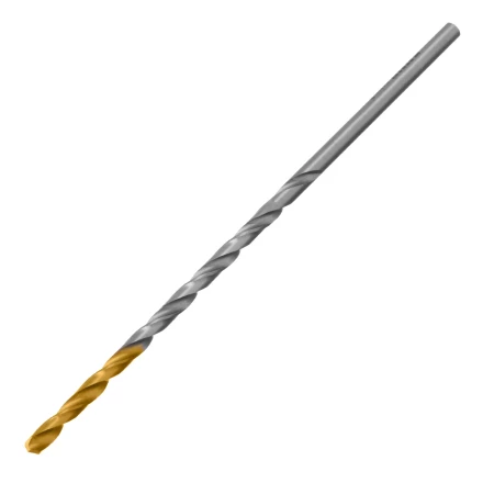 Сверло спиральное по металлу 3 х 100 мм, Р6М5, Golden Tip, удлиненное, 2шт. Denzel 718247 купить в Надыме