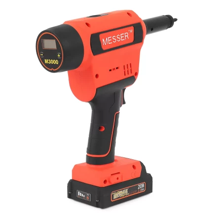 Аккумуляторный резьбовой заклепочник Messer M3000 с электронной системой настройки сжатия и счетчиком купить в Надыме