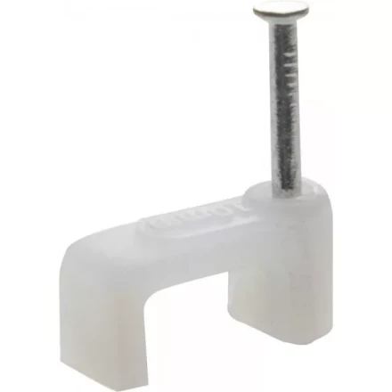 Скоба-держатель для плоского кабеля, с оцинкованным гвоздем, 8 мм, 100 шт, STAYER Master 4511-08 4511-08 купить в Надыме