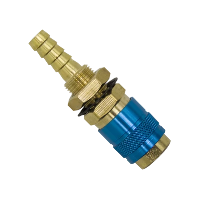 Быстросъемное соединение с резъбовой втулкой М NW5- штуцер 8 мм (Blue) FA3086
