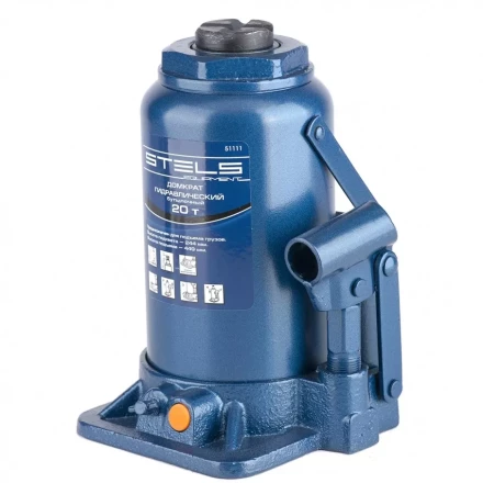 Домкрат гидравлический бутылочный 20 т h подъема 244–449 мм STELS 51111 купить в Надыме