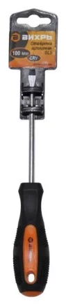 Отвёртка шлицевая SL5 100 мм Вихрь купить в Надыме