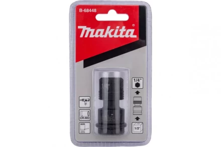Адаптер с квадрата 1/2 на шестигранник 1/4 Makita B-68448 (переходник) купить в Надыме
