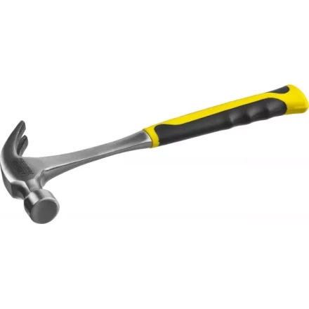 Молоток-гвоздодер STAYER "PROFESSIONAL" цельнометаллический с двухкомпонентной рукояткой, 450г 2025-450 купить в Надыме