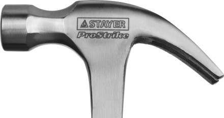 Молоток-гвоздодер STAYER &quot;PROFESSIONAL&quot; цельнометаллический с двухкомпонентной рукояткой, 450г 2025-450 купить в Надыме