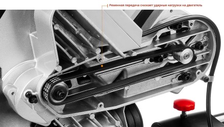 Пила торцовочная с ременной передачей ЗПТ-255-1800 ПЛР серия МАСТЕР купить в Надыме