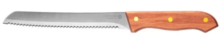 Нож LEGIONER "GERMANICA" хлебный с деревянной ручкой, нерж лезвие 200мм 47845_z01 купить в Надыме