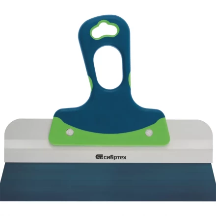 Шпатель фасадный, колоризованная пружинная сталь 65Г, 150 мм, 2-компонентная ручка  СИБРТЕХ 85551 купить в Надыме