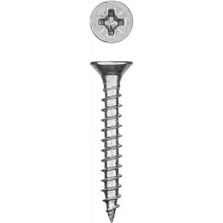 Саморезы СУ-Б универсальные, 30 x 5.0 мм, 6 000 шт, белый цинк, ЗУБР 300370-50-030 купить в Надыме