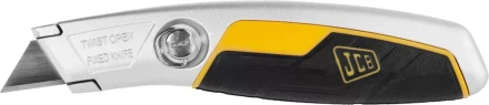 Нож JCB металлический, с трапециевидным лезвием, тип "А24", фиксированное лезвие JLC006 купить в Надыме