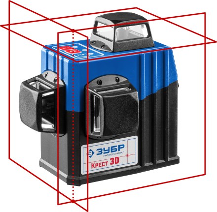 Нивелиры лазерные Крест-3D 360 3 перпендикулярные плоскости серия ПРОФЕССИОНАЛ купить в Надыме